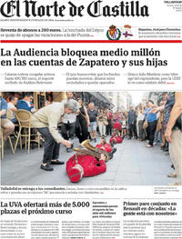 Portada El Norte de Castilla 2026-05-22