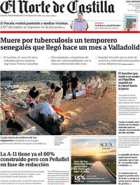 Portada El Norte de Castilla 2026-08-22