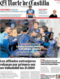 Portada El Norte de Castilla 2026-02-23