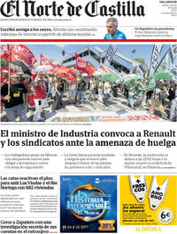 Portada El Norte de Castilla 2026-05-23