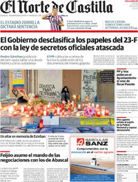 Portada El Norte de Castilla 2026-02-24