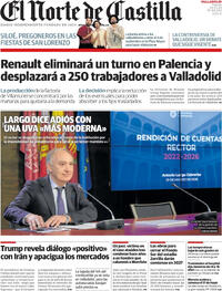 Portada El Norte de Castilla 2026-03-24
