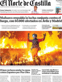 Portada El Norte de Castilla 2026-07-25