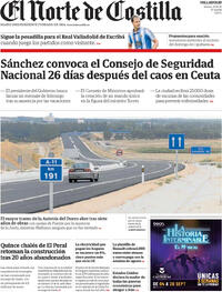 Portada El Norte de Castilla 2026-08-25