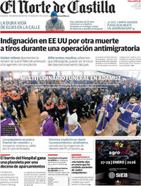 Portada El Norte de Castilla 2026-01-26