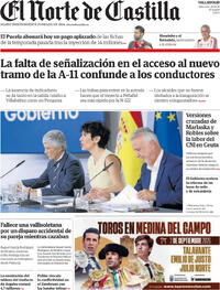 Portada El Norte de Castilla 2026-08-26