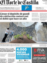 Portada El Norte de Castilla 2026-09-26