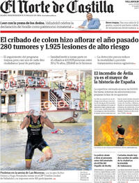 Portada El Norte de Castilla 2026-07-27