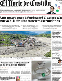 Portada El Norte de Castilla 2026-08-27