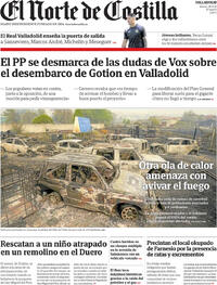 Portada El Norte de Castilla 2026-07-28