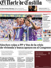 Portada El Norte de Castilla 2026-09-28
