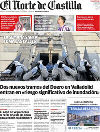 Portada El Norte de Castilla 2026-03-29