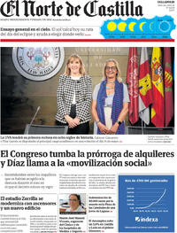 Portada El Norte de Castilla 2026-04-29