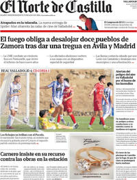 Portada El Norte de Castilla 2026-07-30
