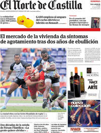 Portada El Norte de Castilla 2026-05-31