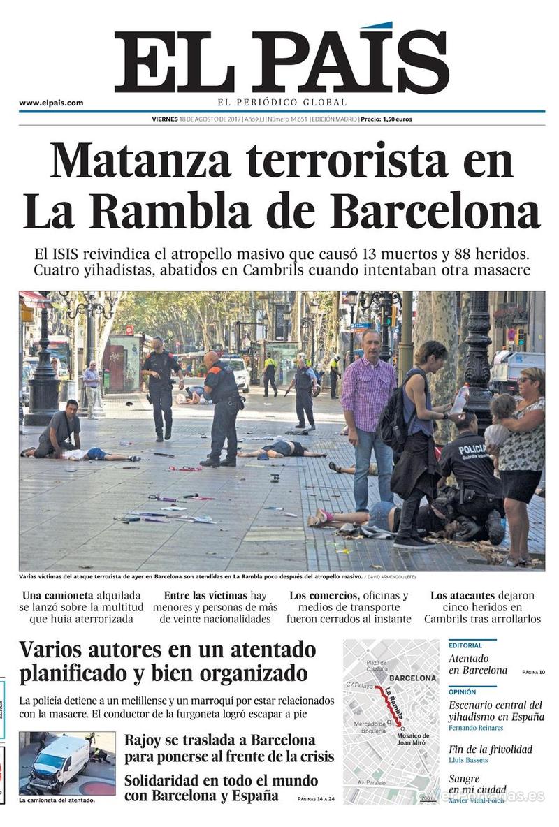 Portada El Mundo 2017-08-18