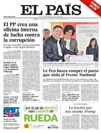 Portada El País 2017-05-01