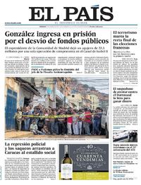 Portada El País 2017-04-22