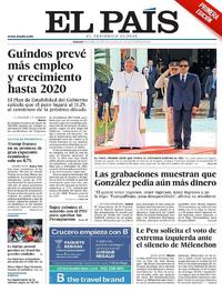 Portada El País 2017-04-29
