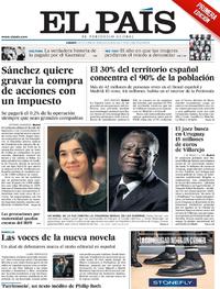 Portada El País 2018-10-06