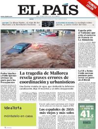 Portada El País 2018-10-11