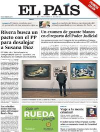 Portada El País 2018-11-17