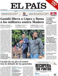 Portada El País 2019-05-01