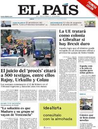 Portada El País 2019-02-02