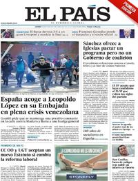 Portada El País 2019-05-02