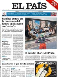 Portada El País 2019-06-02