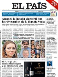 Portada El País 2019-03-03
