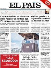 Portada El País 2019-05-03