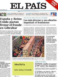 Portada El País 2019-03-04