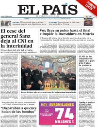 Portada El País 2019-07-05
