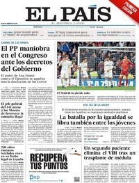 Portada El País 2019-03-06