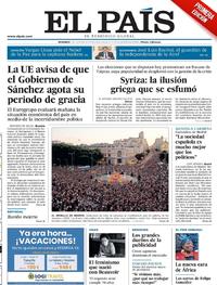 Portada El País 2019-07-07