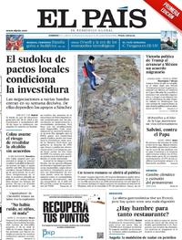 Portada El País 2019-06-09