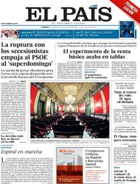 Portada El País 2019-02-10