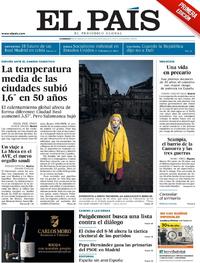 Portada El País 2019-03-10