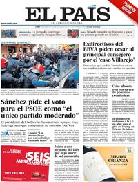 Portada El País 2019-04-15