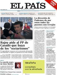 Portada El País 2019-01-19