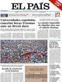 Portada El País 2019-02-23