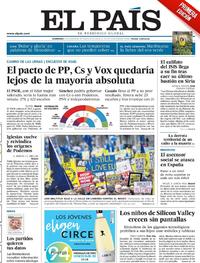 Portada El País 2019-03-24