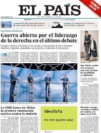 Portada El País 2019-04-24