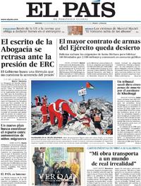 Portada El País 2019-12-24