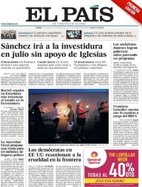 Portada El País 2019-06-27