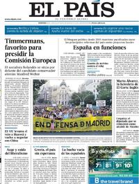 Portada El País 2019-06-30
