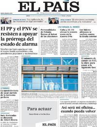 Portada El País 2020-05-04