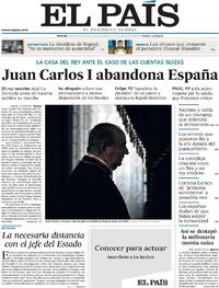 Portada El País 2020-08-04