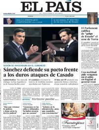 Portada El País 2020-01-05